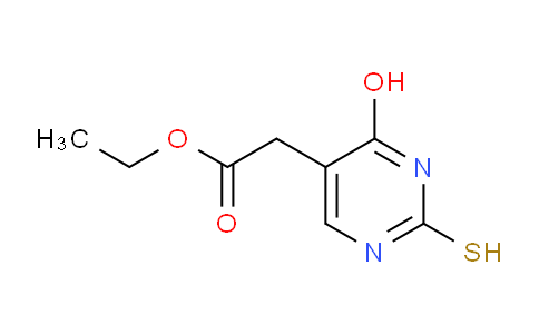 CAS No. 29571-39-9, ethyl 2-(4-hydroxy-2-mercaptopyrimidin-5-yl)acetate