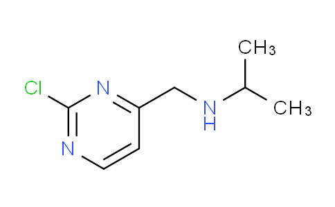 CAS No. 1289388-00-6, N-((2-chloropyrimidin-4-yl)methyl)propan-2-amine