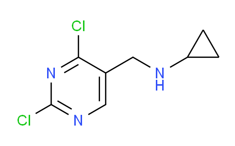 CAS No. 1289388-21-1, N-((2,4-dichloropyrimidin-5-yl)methyl)cyclopropanamine