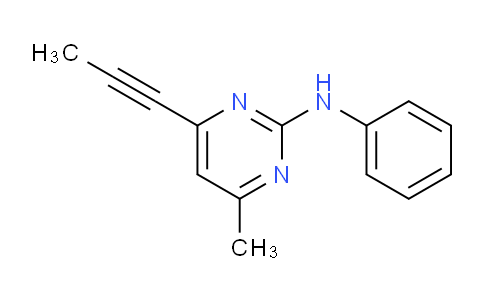 CAS No. 110235-47-7, 4-methyl-N-phenyl-6-(prop-1-yn-1-yl)pyrimidin-2-amine
