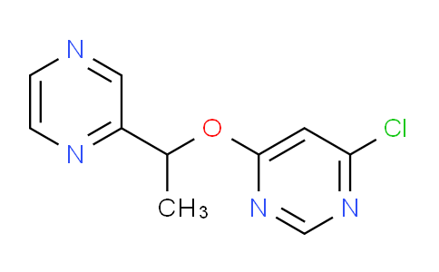 CAS No. 1146080-25-2, 4-chloro-6-(1-(pyrazin-2-yl)ethoxy)pyrimidine