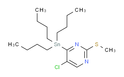 123061-47-2 | 5-Chloro-2-(methylthio)-4-(tributylstannyl)pyrimidine