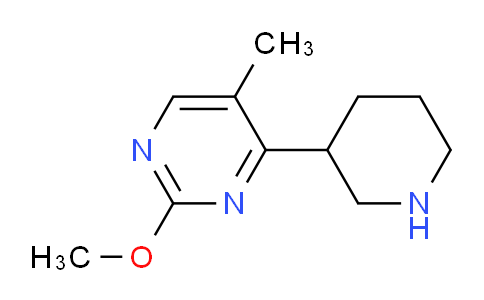 CAS No. 1207174-94-4, 2-methoxy-5-methyl-4-(piperidin-3-yl)pyrimidine