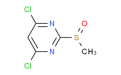 CAS No. 1289386-11-3, 4,6-dichloro-2-(methylsulfinyl)pyrimidine