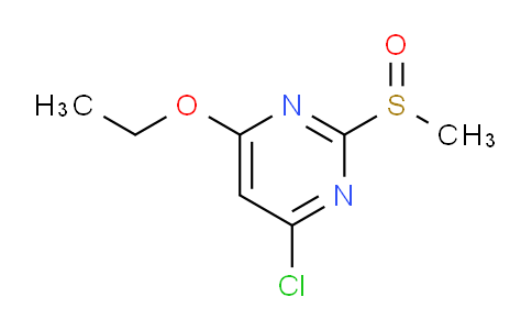 CAS No. 1289386-28-2, 4-Chloro-6-ethoxy-2-(methylsulfinyl)pyrimidine