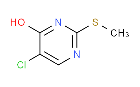 CAS No. 61044-94-8, 5-chloro-2-(methylthio)pyrimidin-4-ol