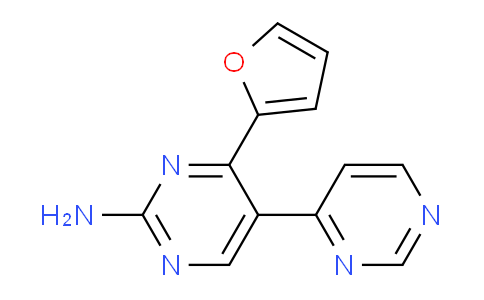 CAS No. 851371-58-9, 4'-(furan-2-yl)-[4,5'-bipyrimidin]-2'-amine