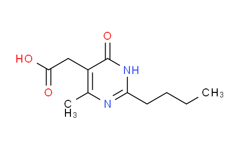 CAS No. 1315478-16-0, 2-(2-butyl-4-methyl-6-oxo-1,6-dihydropyrimidin-5-yl)acetic acid