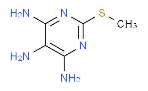 CAS No. 1431-40-9, 2-(Methylthio)pyrimidine-4,5,6-triamine
