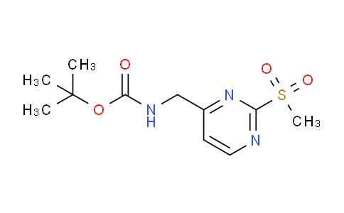 CAS No. 1799434-48-2, tert-Butyl ((2-(methylsulfonyl)pyrimidin-4-yl)methyl)carbamate
