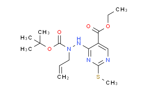 CAS No. 2007908-48-5, Ethyl 4-(2-allyl-2-(tert-butoxycarbonyl)hydrazinyl)-2-(methylthio)pyrimidine-5-carboxylate