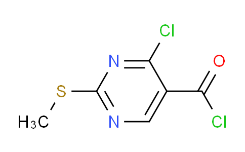4-Chloro-2-(methylthio)pyrimidine-5-carbonyl chloride
