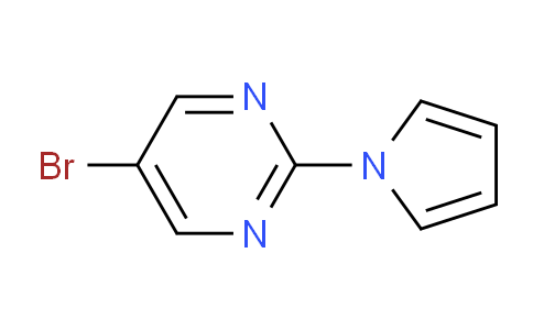 CAS No. 478258-70-7, 5-Bromo-2-(1H-pyrrol-1-yl)pyrimidine