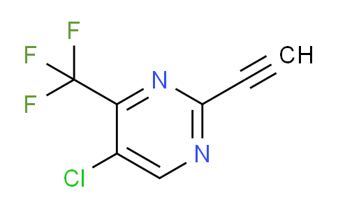 CAS No. 1823338-35-7, 5-Chloro-2-ethynyl-4-(trifluoromethyl)pyrimidine