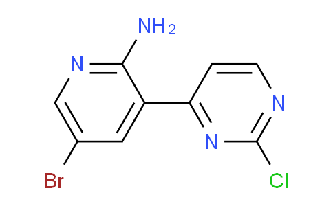 CAS No. 1956366-32-7, 5-Bromo-3-(2-chloropyrimidin-4-yl)pyridin-2-amine