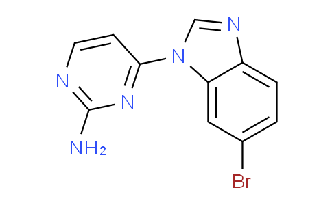 CAS No. 1394119-52-8, 4-(6-Bromo-1H-benzo[d]imidazol-1-yl)pyrimidin-2-amine