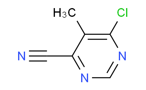 CAS No. 1824125-40-7, 6-Chloro-5-methylpyrimidine-4-carbonitrile