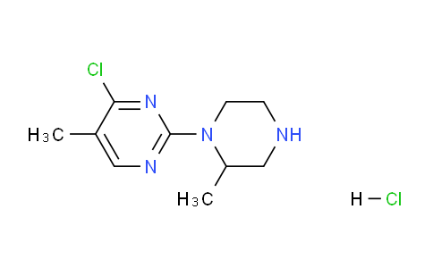CAS No. 1261234-26-7, 4-chloro-5-methyl-2-(2-methylpiperazin-1-yl)pyrimidine hydrochloride