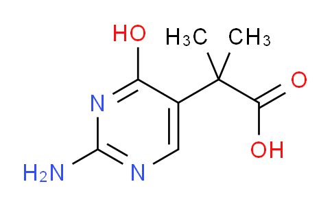 CAS No. 1184920-53-3, 2-(2-amino-4-hydroxypyrimidin-5-yl)-2-methylpropanoic acid