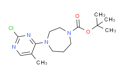 CAS No. 1695500-81-2, tert-butyl 4-(2-chloro-5-methylpyrimidin-4-yl)-1,4-diazepane-1-carboxylate