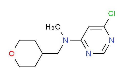CAS No. 1220036-29-2, 6-Chloro-N-methyl-N-((tetrahydro-2H-pyran-4-yl)methyl)pyrimidin-4-amine