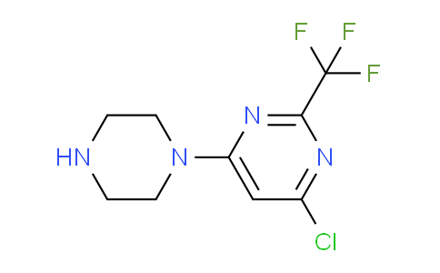 CAS No. 1267062-78-1, 4-Chloro-6-(piperazin-1-yl)-2-(trifluoromethyl)pyrimidine