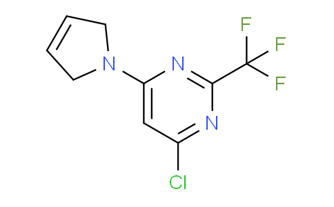 CAS No. 1823486-92-5, 4-Chloro-6-(2,5-dihydro-1H-pyrrol-1-yl)-2-(trifluoromethyl)pyrimidine