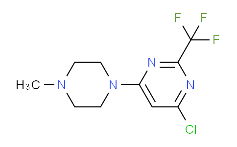 CAS No. 1956309-95-7, 4-Chloro-6-(4-methylpiperazin-1-yl)-2-(trifluoromethyl)pyrimidine