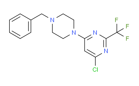 CAS No. 1956318-63-0, 4-(4-Benzylpiperazin-1-yl)-6-chloro-2-(trifluoromethyl)pyrimidine