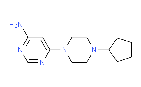 CAS No. 959696-45-8, 6-(4-Cyclopentylpiperazin-1-yl)pyrimidin-4-amine