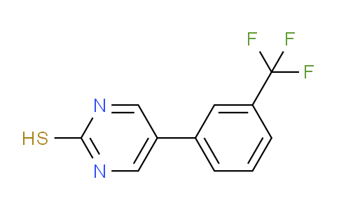 CAS No. 344282-81-1, 5-(3-(Trifluoromethyl)phenyl)pyrimidine-2-thiol