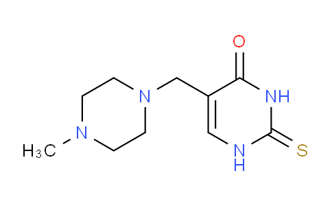 CAS No. 952183-05-0, 5-((4-Methylpiperazin-1-yl)methyl)-2-thioxo-2,3-dihydropyrimidin-4(1H)-one