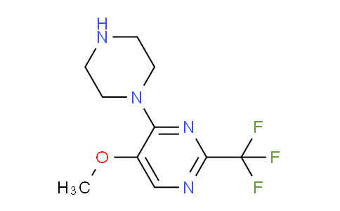 CAS No. 1048912-73-7, 5-Methoxy-4-(piperazin-1-yl)-2-(trifluoromethyl)pyrimidine