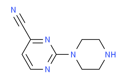 CAS No. 1135283-54-3, 2-(Piperazin-1-yl)pyrimidine-4-carbonitrile
