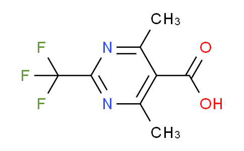 CAS No. 544704-08-7, 4,6-Dimethyl-2-(trifluoromethyl)pyrimidine-5-carboxylic acid