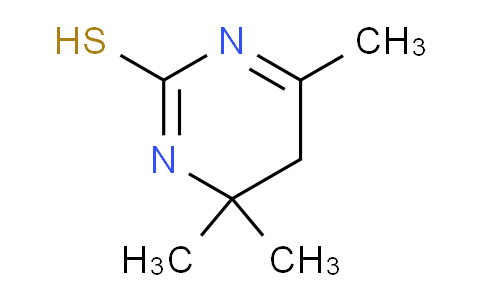 CAS No. 933-49-3, 4,4,6-Trimethyl-4,5-dihydropyrimidine-2-thiol
