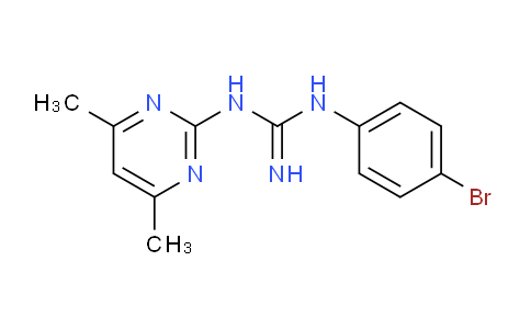 CAS No. 16018-66-9, 1-(4-Bromophenyl)-3-(4,6-dimethylpyrimidin-2-yl)guanidine
