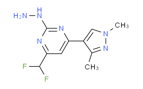 CAS No. 1004644-06-7, 4-(Difluoromethyl)-6-(1,3-dimethyl-1H-pyrazol-4-yl)-2-hydrazinylpyrimidine