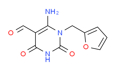 CAS No. 890095-55-3, 6-Amino-1-(Furan-2-ylmethyl)-2,4-dioxo-1,2,3,4-tetrahydropyrimidine-5-carbaldehyde