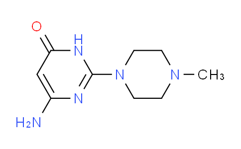 CAS No. 33080-87-4, 6-Amino-2-(4-methylpiperazin-1-yl)pyrimidin-4(3H)-one