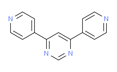 CAS No. 1214386-78-3, 4,6-Di(pyridin-4-yl)pyrimidine