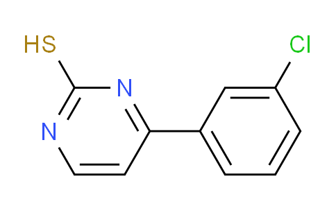 CAS No. 1231244-54-4, 4-(3-Chlorophenyl)pyrimidine-2-thiol