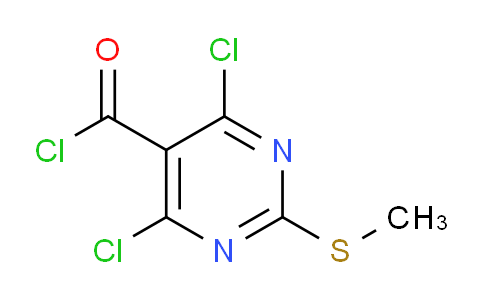 CAS No. 1269119-14-3, 4,6-dichloro-2-(methylthio)pyrimidine-5-carbonyl chloride
