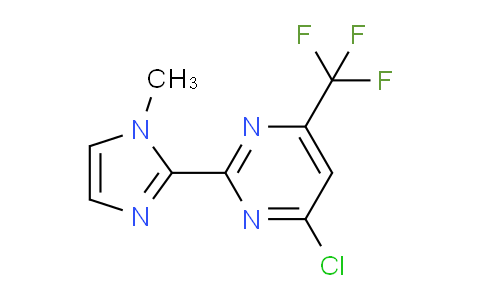 CAS No. 1416373-79-9, 4-Chloro-2-(1-methyl-1H-imidazol-2-yl)-6-(trifluoromethyl)pyrimidine