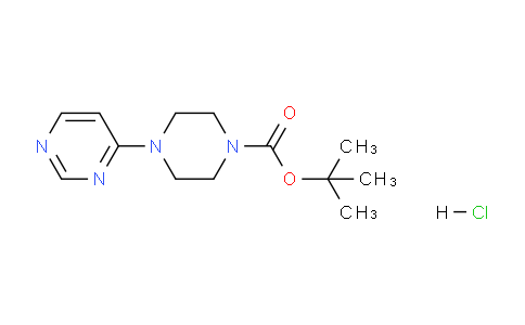 CAS No. 634468-87-4, tert-Butyl 4-(pyrimidin-4-yl)piperazine-1-carboxylate hydrochloride