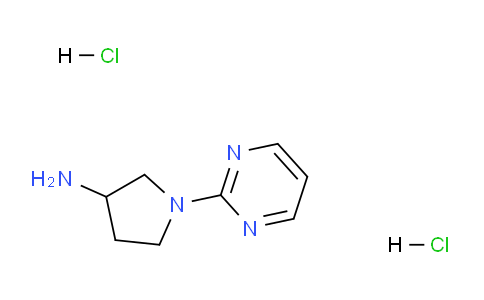 CAS No. 1420810-39-4, 1-(Pyrimidin-2-yl)pyrrolidin-3-amine dihydrochloride