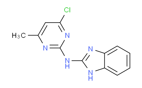 CAS No. 42389-34-4, 2-(2-Benzimidazolylamino)-4-chloro-6-methylpyrimidine