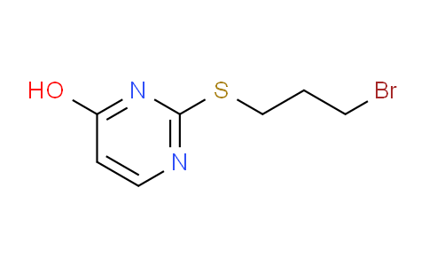 CAS No. 1154099-06-5, 2-((3-Bromopropyl)thio)pyrimidin-4-ol