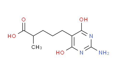 CAS No. 79333-29-2, 5-(2-Amino-4,6-dihydroxypyrimidin-5-yl)-2-methylpentanoic acid
