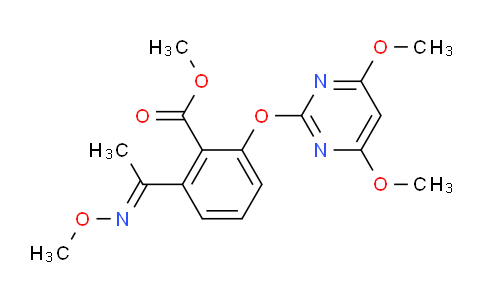CAS No. 136191-64-5, Methyl 2-(4,6-dimethoxypyrimidin-2-yl)oxy-6-[(E)-N-methoxy-C-methylcarbonimidoyl]benzoate